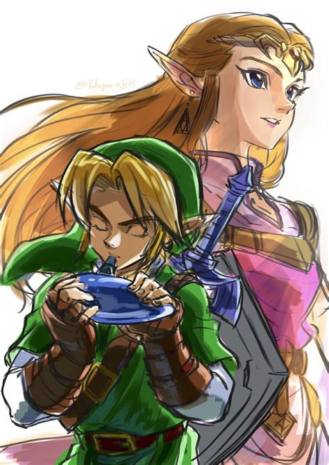 Legend Of Zelda Ocarina Of Time Official Art