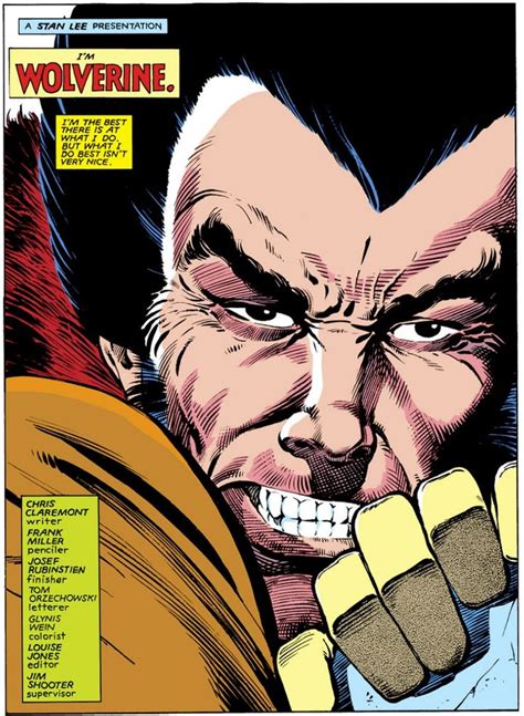 Wolverine 1 Marvel Comics Artists Wolverine Comic Book Artwork