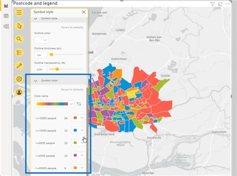 Power Bi Map Visual How To Create And Add A Custom Legend In Power B