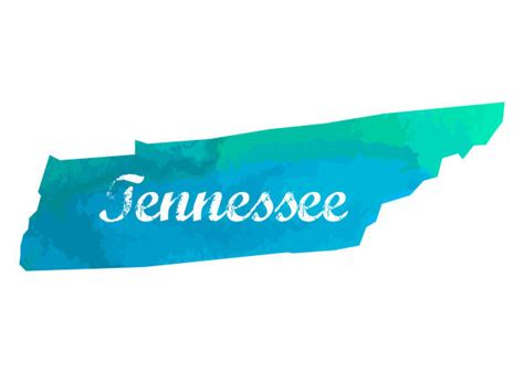 Outline Of The State Of Tennessee Clip Art Illustrations Royalty Free