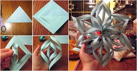 Today i will show you how to make lovely paper six pointed snowflakes. How To Make 3D Paper Snowflakes - How To Instructions