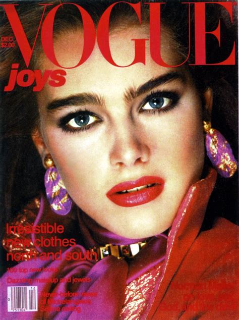 Brooke Shields Magazine Cover Vogue Magazine Covers Fashion Magazine