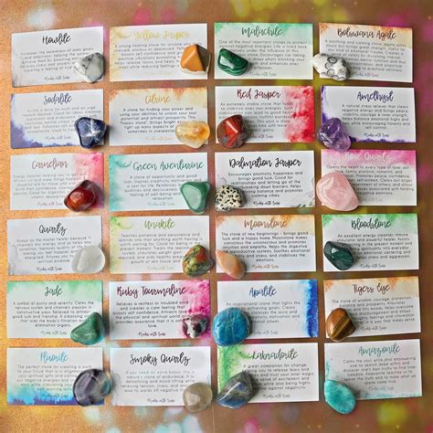 Complete Set Here’s A Snapshot Of All 24 Crystals That Come In The Complete Organizer Set Plus