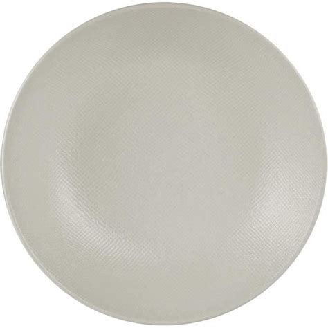 TABLE PASSION Grande assiette creuse vésuvio blanc 25 cm lot de 6
