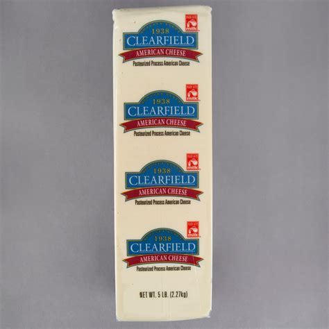 Find ingredients, recipes, coupons and more. Clearfield White American Cheese Solid 5 lb. Block