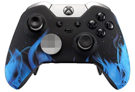 Blue Fire Xbox One Elite Un Modded Custom Controller Unique Design