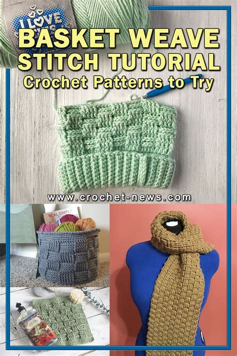 Basket Weave Crochet Stitch Tutorial With 10 Patterns To Try Crochet News