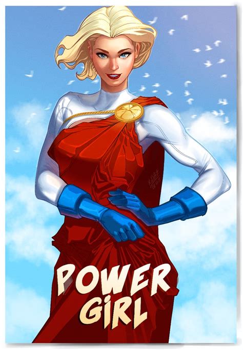 Powergirl By Jfgdraw On Deviantart Power Girl Comics Dc Comics Girls