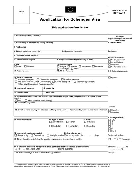 Schengen Visa Application Fill Out And Sign Printable Pdf Template