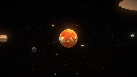 Animated 3d Solar System Wallpaper