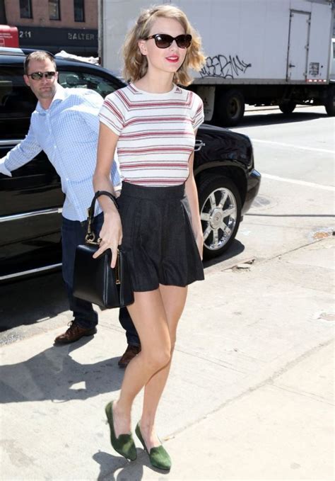 Taylor Swift In Short Skirt Out In New York Hawtcelebs