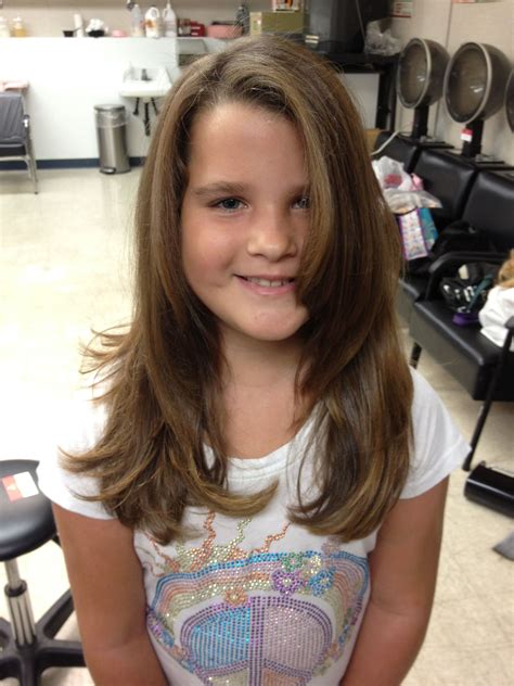 Girls Haircut And Blowdry Girls Haircuts Medium Haircuts For Long Hair