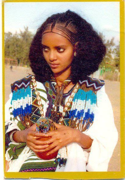 A Young Ethiopian Amhara Woman All Dressed Up For Church 500x500