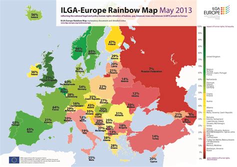 Rainbow Europe Map And Index 2021 Ilga Europe