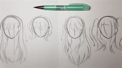 How To Draw Bangs Step By Step