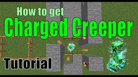 How To Get A Charged Creeper In Minecraft 117 No Trident Easy