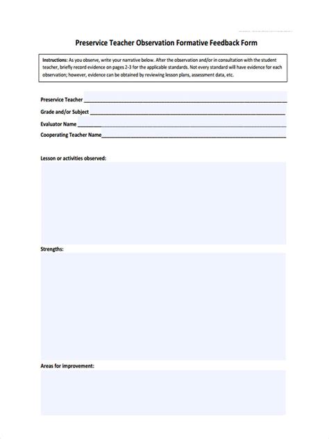 Interactive notebooks are taking classrooms by storm! FREE 16+ Teacher Feedback Forms in PDF | MS Word