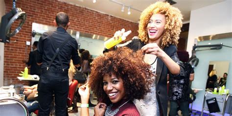 Medium hair, whether it's natural or extended, works. 10 of the Greatest Natural Hair Salons in the U.S | Rebel