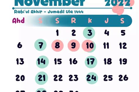 Kalender Jawa Bulan November Lengkap Dengan Perhitungan Weton Dan My
