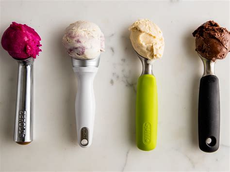 Gorilla grip premium ice cream scoop, dishwasher safe scooper with comfortable easy grip handle, heavy duty durable professional kitchen tool for thanksgiving stuffing, cookie dough sorbet, mint green. The Best Ice Cream Scoops: Our Reviews | Food & Wine