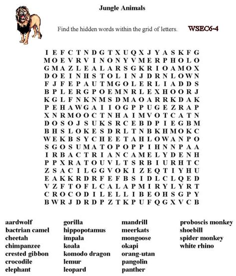 Fall Word Search Puzzles