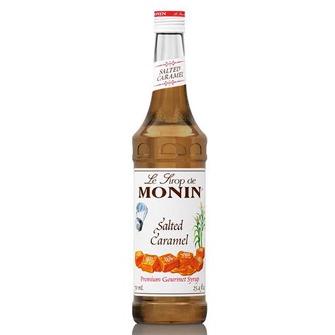 Monin Salted Caramel Syrup 750 Ml Glass Bottle