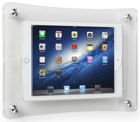 Ipad Air Wall Mount With Clear Acrylic Enclosure Optional Home Button