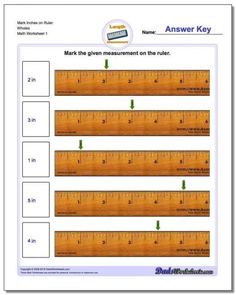 Measurement With Ruler Worksheet