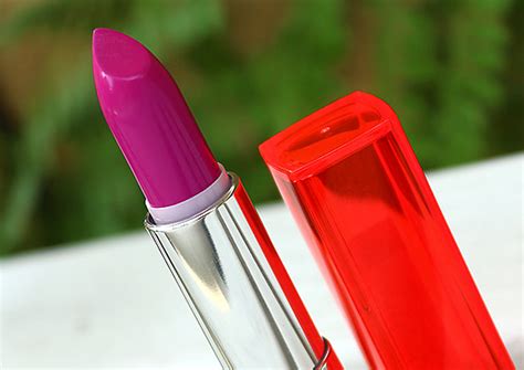 Maybelline Hot Plum Color Sensational Vivids Lip Color Review Photos