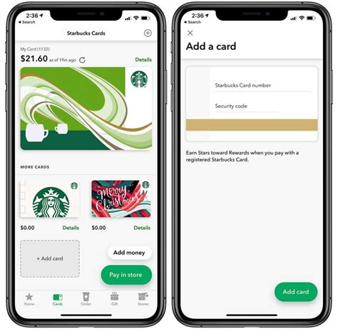 How To Add T Card Code To Starbucks App