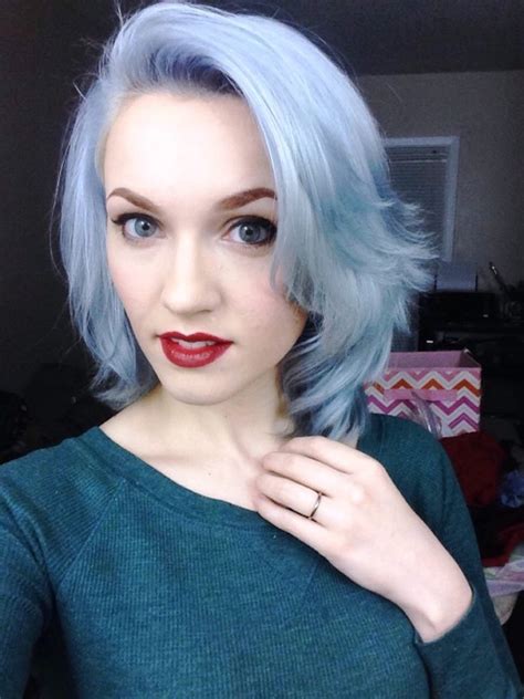 20 Grey Blue Hair Color Trend For Women • Inspired Luv
