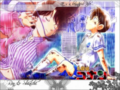 Shinichi X Ran Detective Conan Couples Wallpaper 41324514 Fanpop