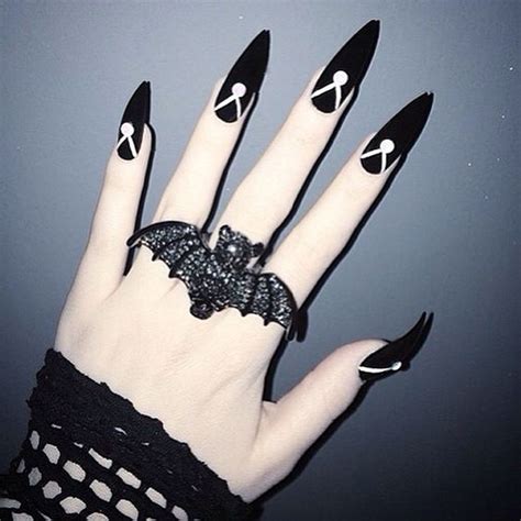 Cool Awesome Gothic Nail Art Ideas Gothic Nails Goth Nails