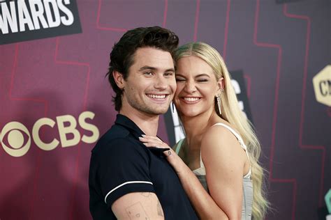 Kelsea Ballerini Chase Stokes Step Out On The Cmts Red Carpet