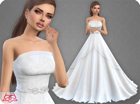 Ben Mi Alay Yağışlı Sims 4 Cc Wedding Dress Maxis Match Sihirbaz