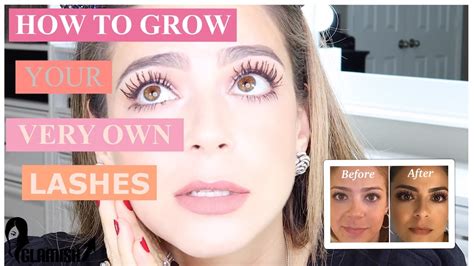 How To Grow Your Own Lashes Youtube