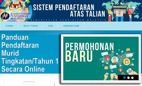 Borang permohonan daftar murid tahun 1 sesi 2022 dan 2023 online akan di buka secara online bermula dari 1 mac 2021 sehingga 30 april 2021 di sistem pendaftaran atas. Panduan Pendaftaran Online Murid Tingkatan/Tahun 1 - BMBlogr