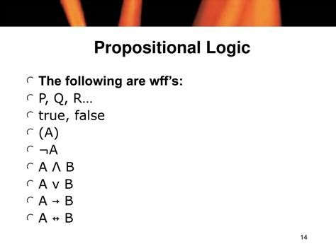 Ppt Chapter 7 Propositional And Predicate Logic Powerpoint