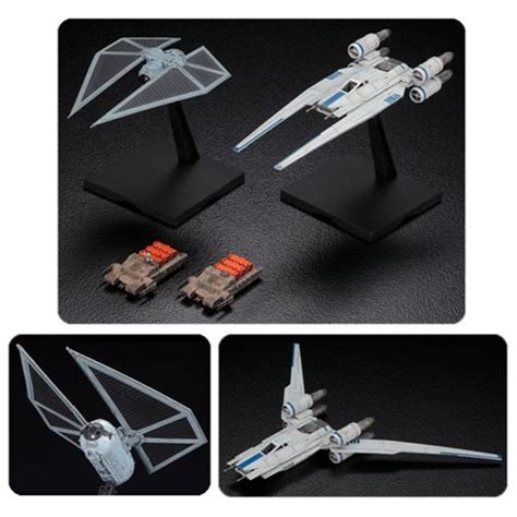 Star Wars Rogue One U Wing Fighter And Tie Striker 1144 Scale Model Kits