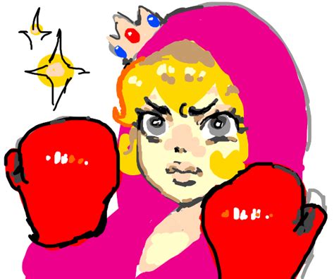 Princess Peach Boxing Pio Drawception