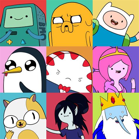 Animewild Adventure Time Characters Group Sticker Ubicaciondepersonas