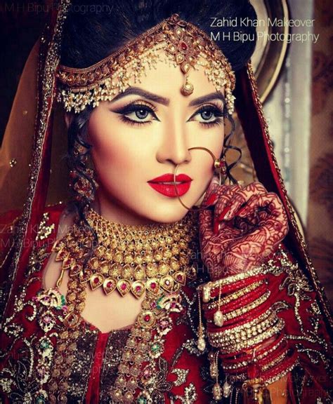 Beautiful Bangladeshi Bride Actress Ishika Khan Indian Bridal Makeup