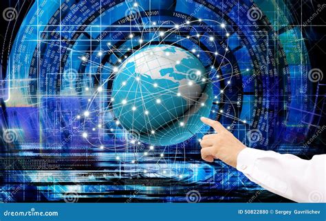 Innovative Internet Technologies For Business Stock Illustration