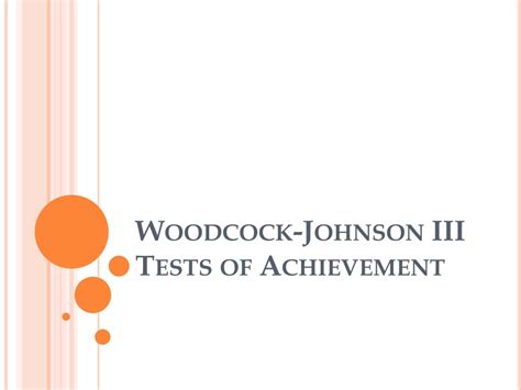 Woodcock Johnson Test Sample Pdf Saroashelden