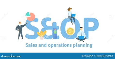 Sop Sales And Operations Planning Concept With Keywords Letters And