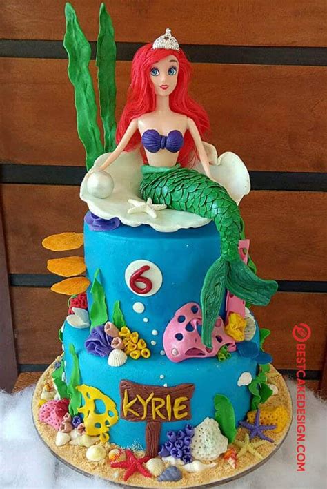 50 Disneys Ariel Cake Design Cake Idea March 2020 Ariel Cake Mermaid Cakes Little