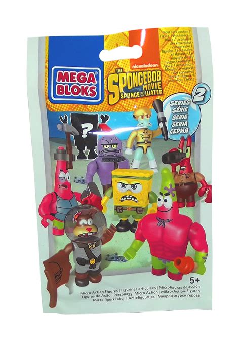 buy mega bloks spongebob squarepants the spongebob movie sponge out of water series 2