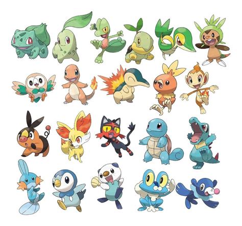 Todos Os 21 Iniciais Pokémon Ultra Sun And Ultra Moon R 2500 Em
