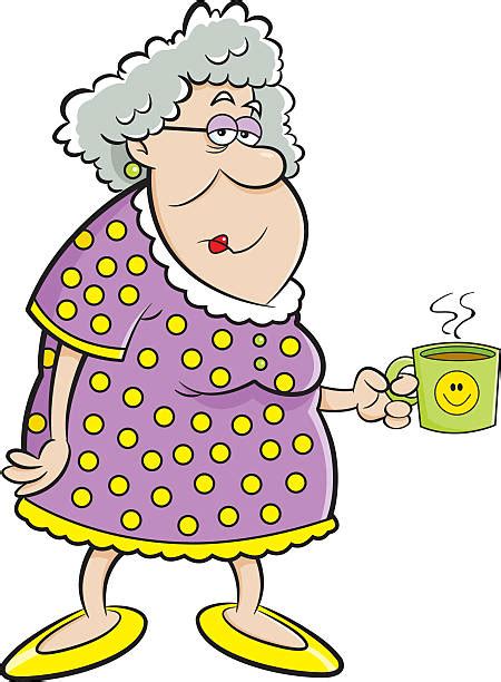 Funny Old Lady Illustrations Royalty Free Vector Graphics And Clip Art