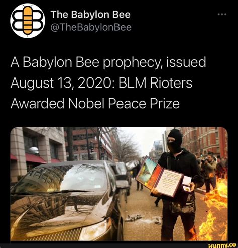 The Babylon Bee Thebabylonbee A Babylon Bee Prophecy Issued August 13